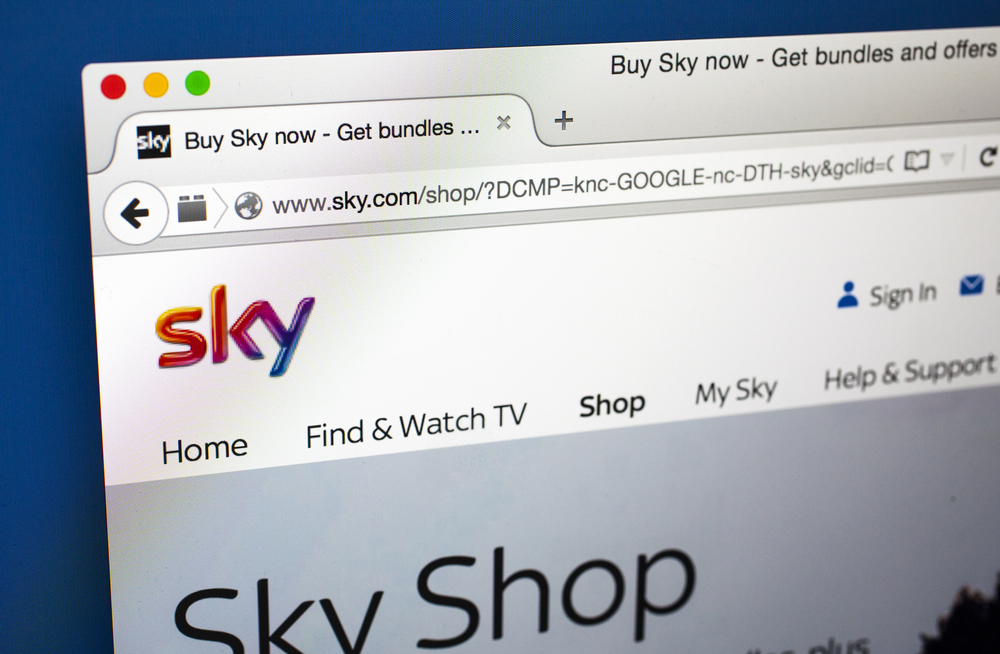 sky broadband bill