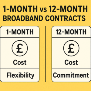 1-Month vs 12-Month Broadband Contracts: What’s the Real Cost