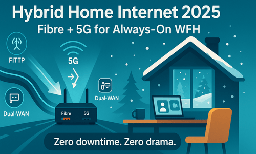 Hybrid Home Internet 2025: Fibre + 5G for Always-On WFH This Winter