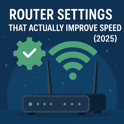 Router Settings That Actually Improve Speed (2025): Real Gains Without New Hardware