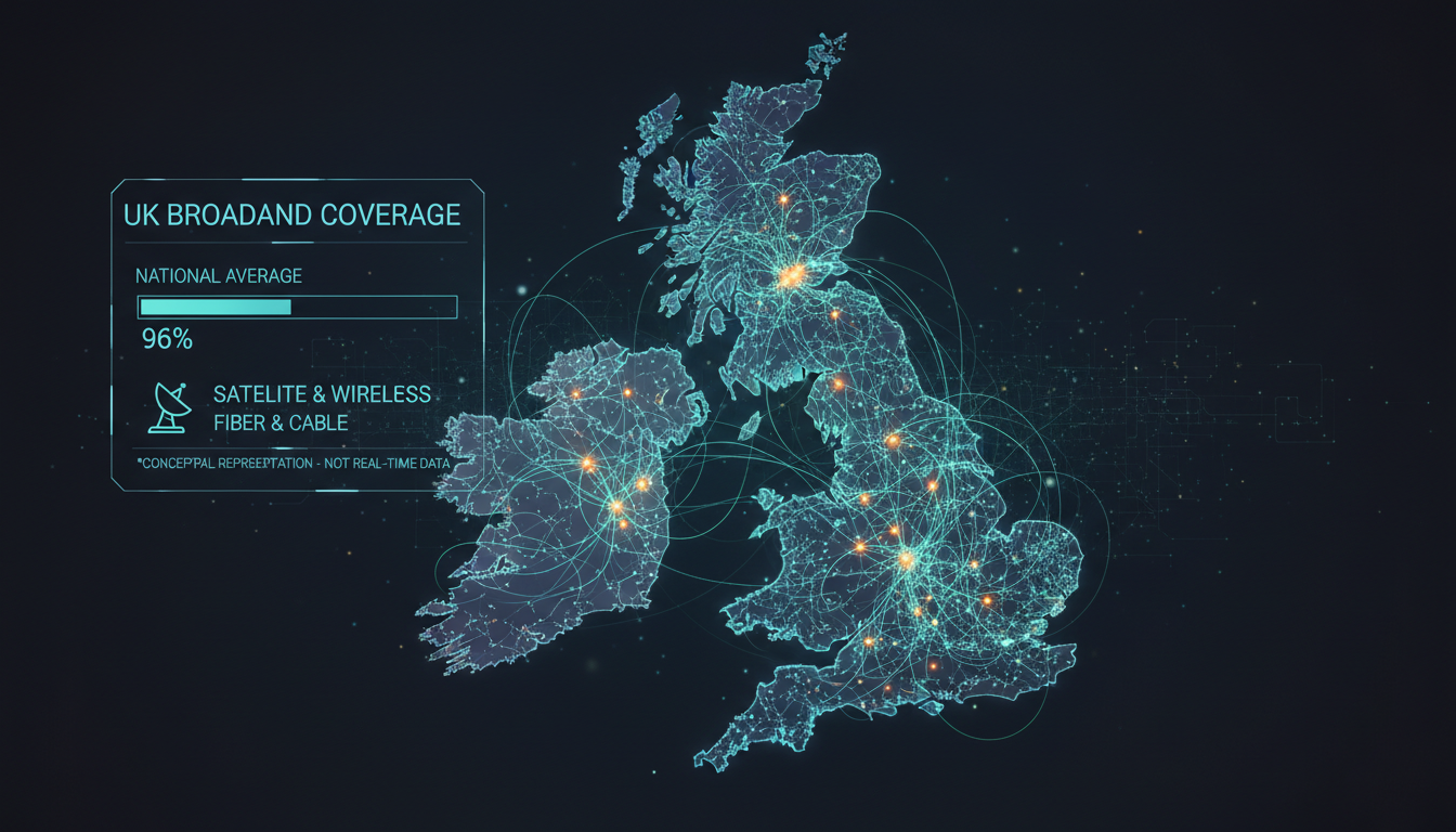 Best UK Broadband Coverage Map: Internet in My Area